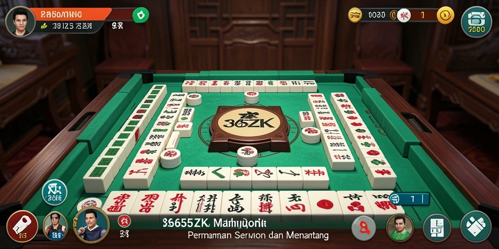 Screenshot menampilkan gameplay Mahjong yang mendebarkan.