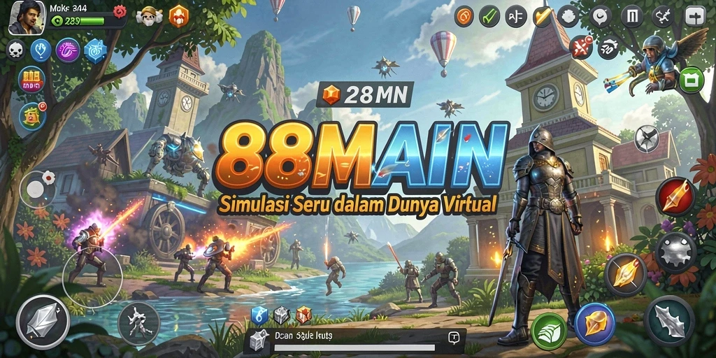 Tampilan gameplay menarik dari <strong>88MAIN</strong> yang menyajikan simulasi seru.