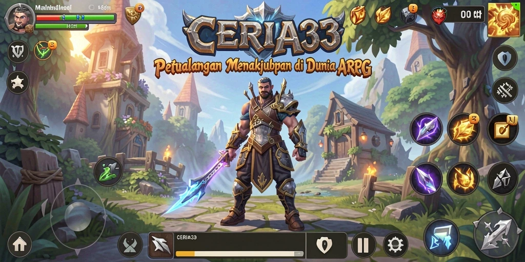 Tampilan menarik dari gameplay CERIA33 yang menegangkan.
