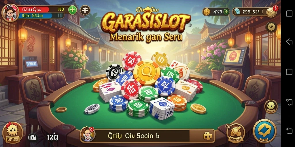 Gameplay mengasyikkan dalam permainan QiuQiu GARASISLOT.
