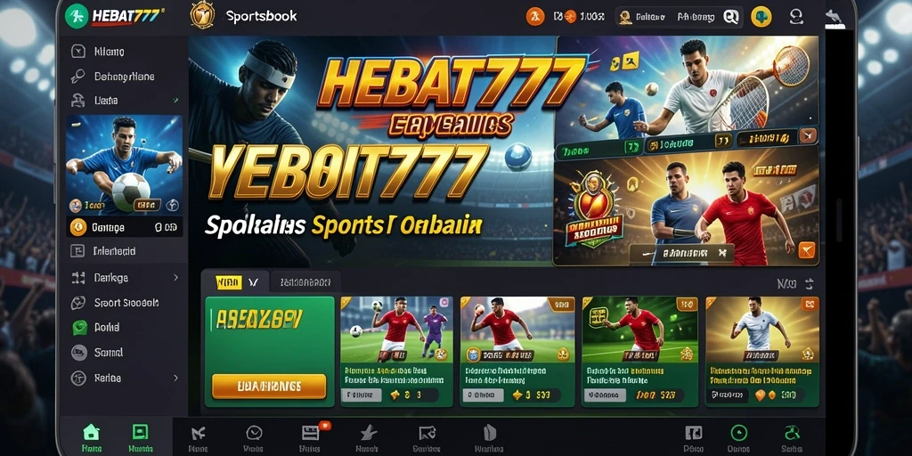 Screenshot HEBAT777 menampilkan pengalaman taruhan olahraga yang mengasyikkan.
