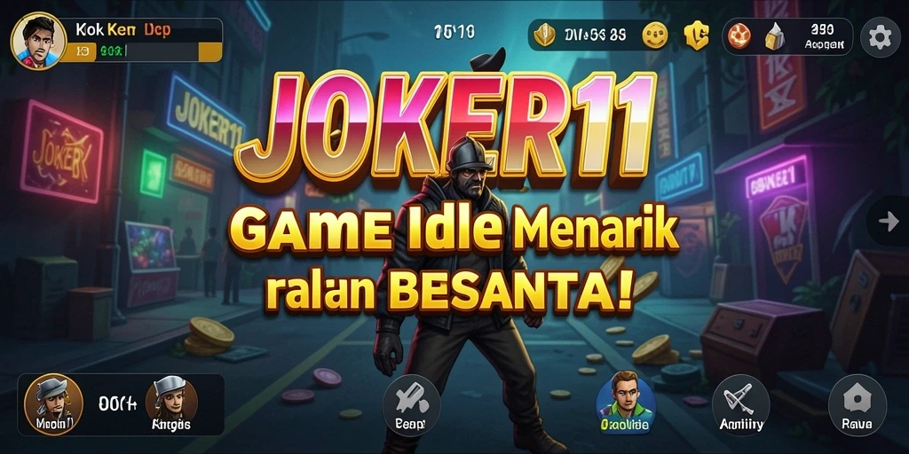 Tampilan gameplay JOKER11 yang santai dan menghibur.