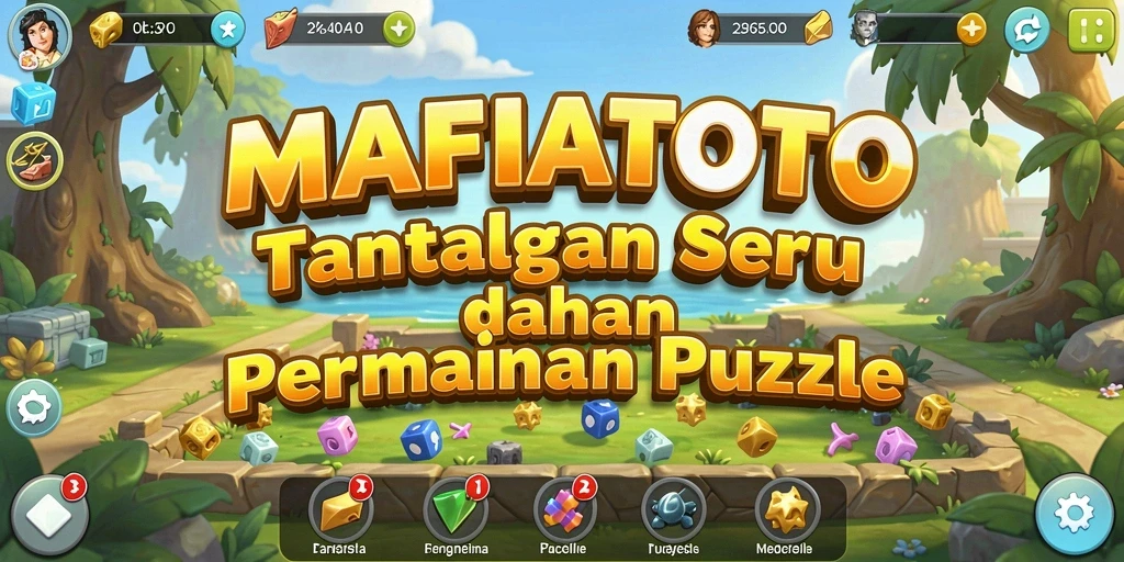Tampilan gameplay MAFIATOTO dengan tantangan puzzle yang menarik.