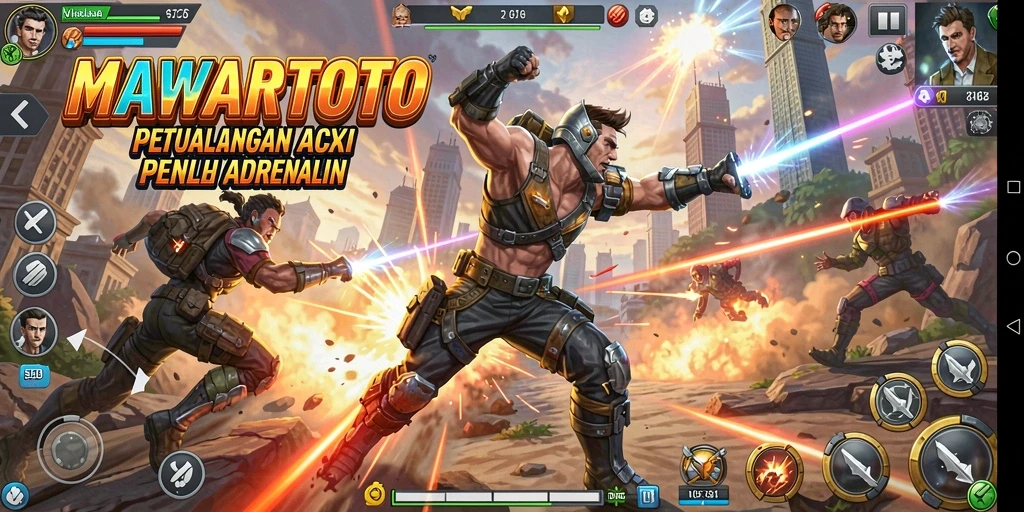 Tampilan gameplay seru dari MAWARTOTO yang penuh aksi.