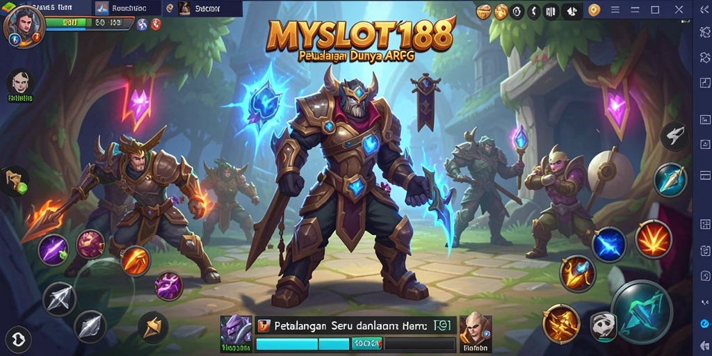 Tampilan mendebarkan dan pertarungan seru dalam MYSLOT188.