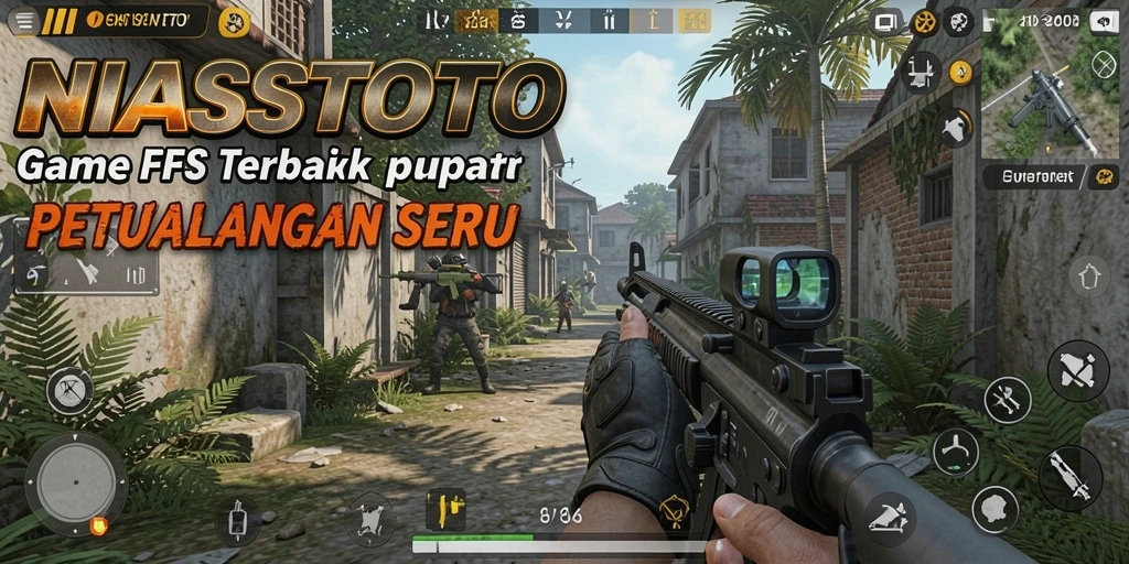 Tampilan gameplay NIASTOTO dengan pertempuran yang mendebarkan.