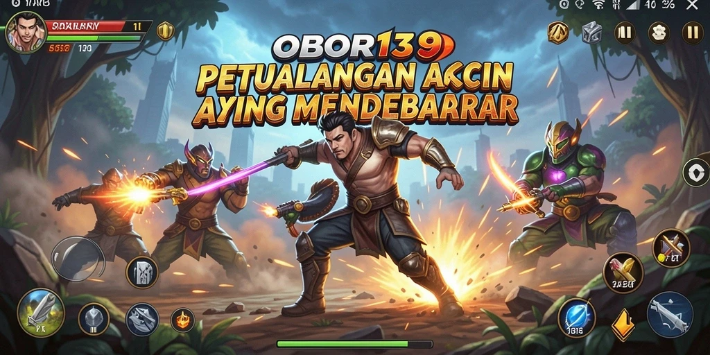 Tampilan gameplay OBOR138 dengan aksi yang menegangkan dan grafis yang memukau.