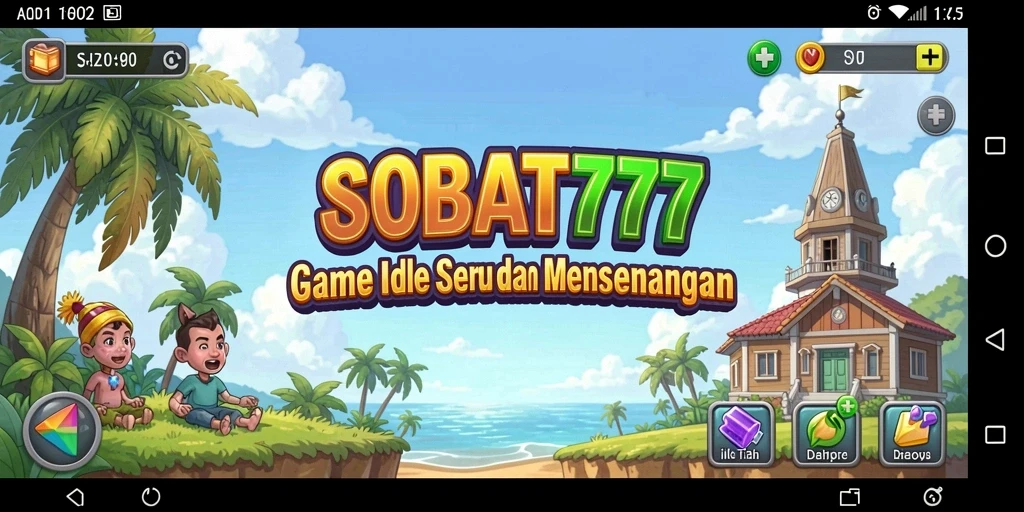 Tampilan gameplay seru dan menarik dari SOBAT777.